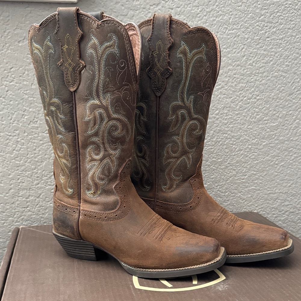 Womens Justin Stampede western boot